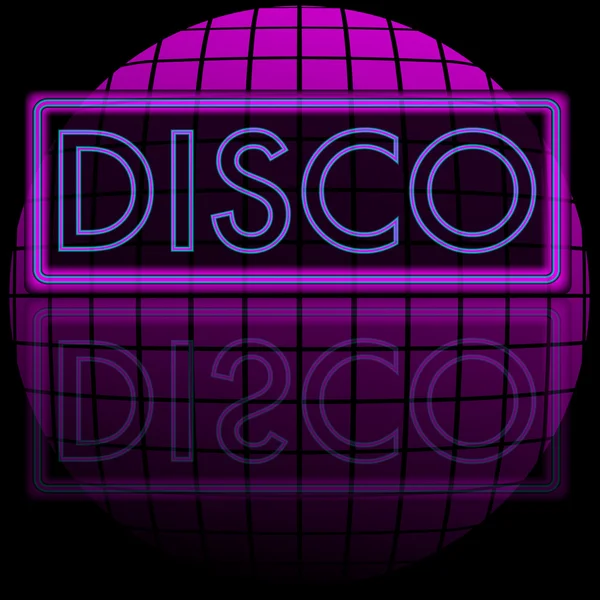 Disco teken — Stockfoto