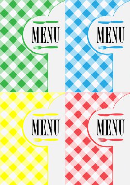 Menu Card Design clipart