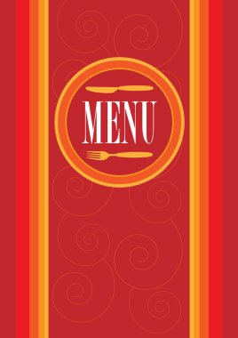 Menu Card Design clipart