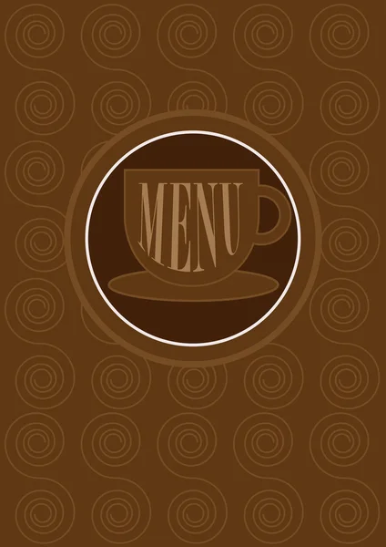Diseño de tarjeta de menú — Archivo Imágenes Vectoriales