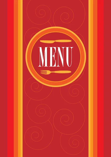 Cartão de menu Design —  Vetores de Stock