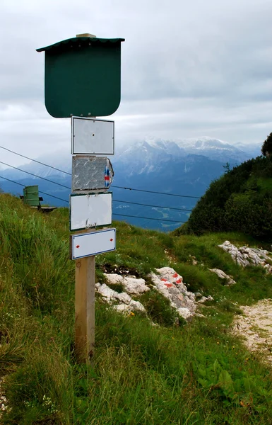 stock image Signpost in Alps