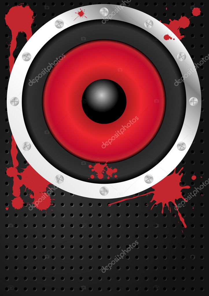 Sound system background Vector Art Stock Images | Depositphotos