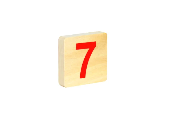Číslo sedm — Stock fotografie