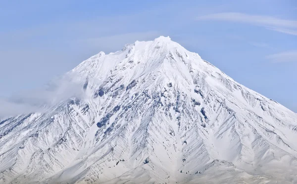 Μεγάλο Ηφαίστειο Στην Καμτσάτκα Στη Ρωσία — Φωτογραφία Αρχείου