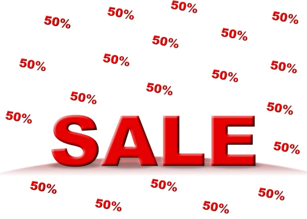 Sale 40% — Zdjęcie stockowe