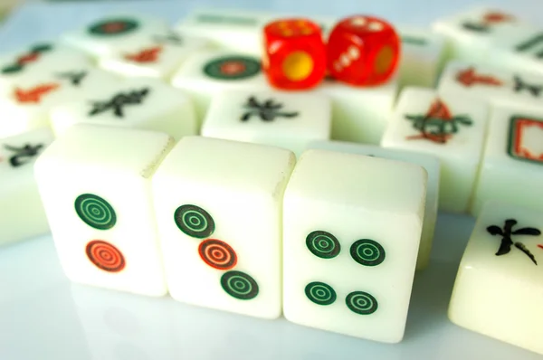 Mahjong telhas — Fotografia de Stock