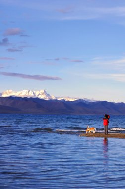 Tibet'te manzara