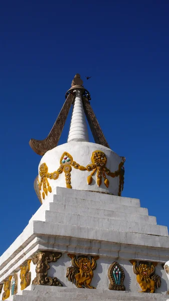 Witte Pagode in Mongolië — Stockfoto