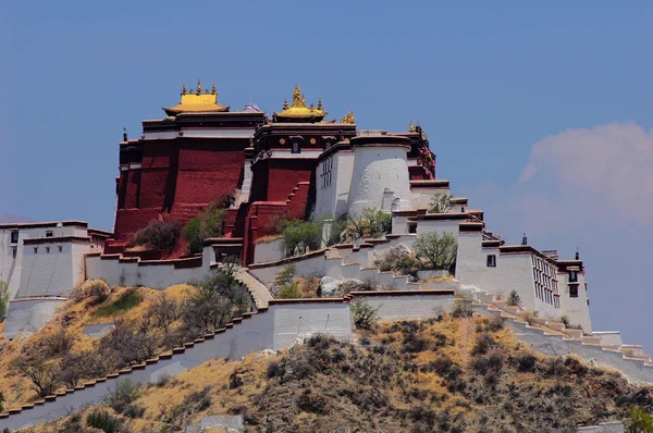 Palácio de Potala no Tibete — Fotografia de Stock