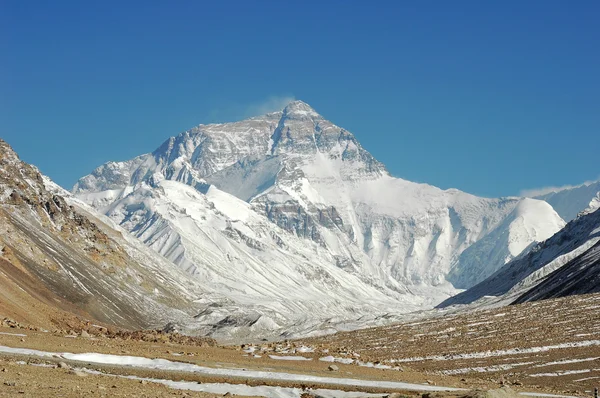 Cenário Monte Everest Tibete China — Fotografia de Stock