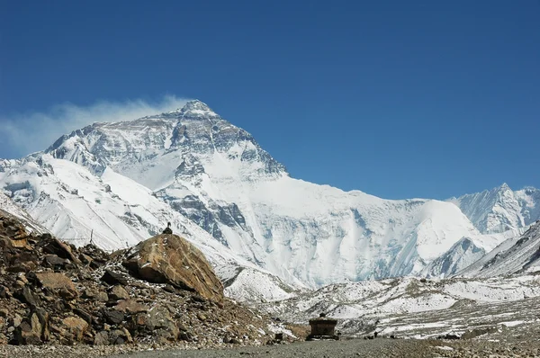 Scenérie Mount Everestu Tibetu Číny — Stock fotografie