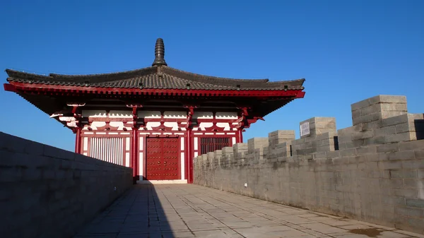 Xian Çin Tang Hanedanı Şehir Duvar — Stok fotoğraf