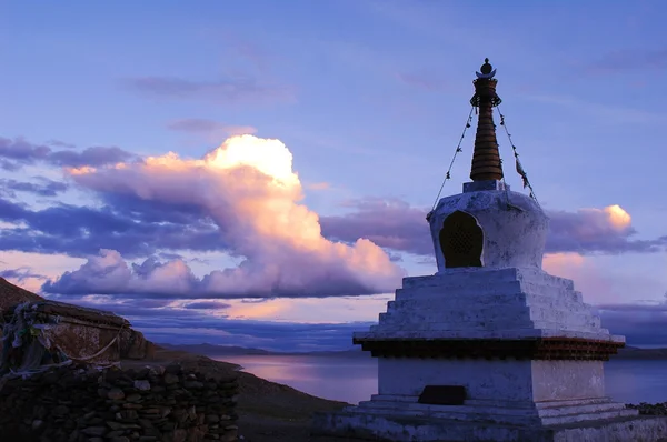 Krajina v Tibetu — Stock fotografie