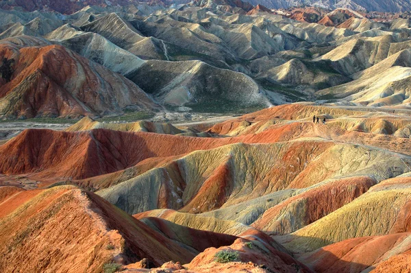 Krajobraz Gór Kolorowy Rano — Zdjęcie stockowe
