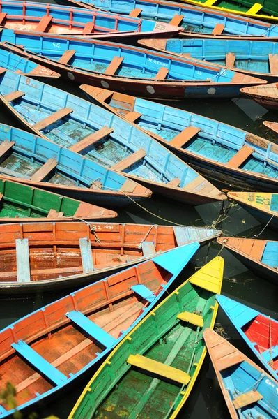 View Colorful Tour Boats Pleasure — Stock Photo, Image