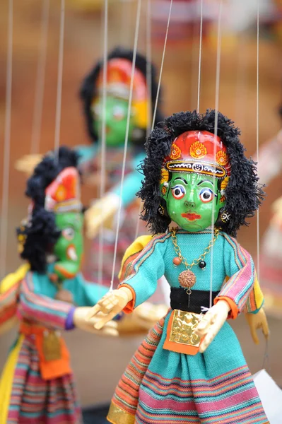 Marionetka w kathmandu nepal — Zdjęcie stockowe