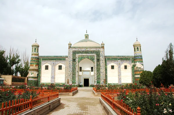 在新疆中国历史伊斯兰清真寺的地标 — 图库照片