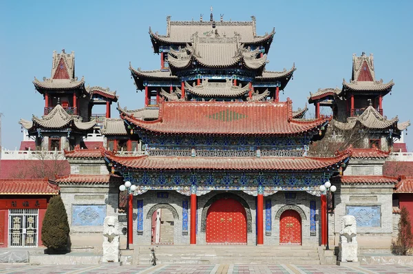 중국의 역사적인 사원의 랜드마크 — 스톡 사진