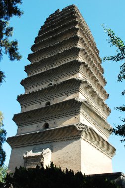 ünlü antik pagoda xian, Çin