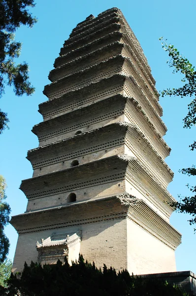 Διάσημο αρχαίο παγόδα στο xian Κίνα — Φωτογραφία Αρχείου