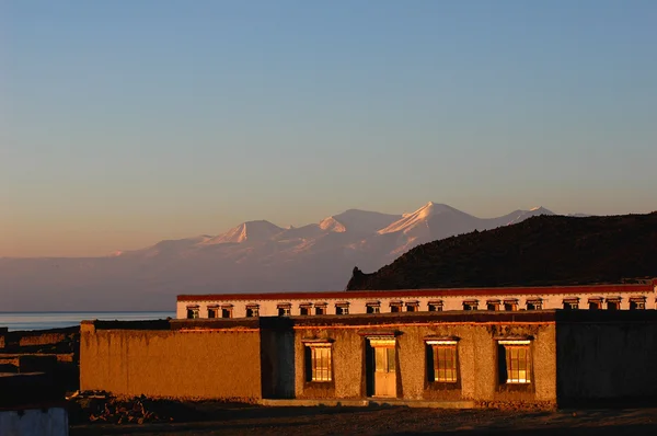 Krajobraz w Tybecie — Zdjęcie stockowe