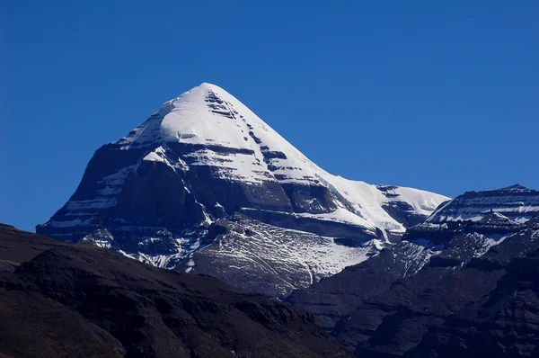 stock image Landscape of the famous holy Mount Kailash in Tibet