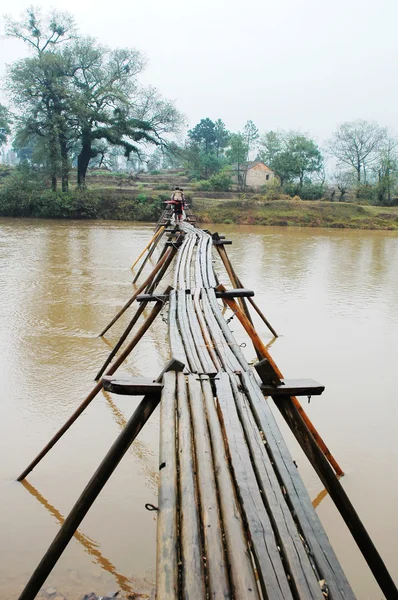 Jembatan kayu — Stok Foto