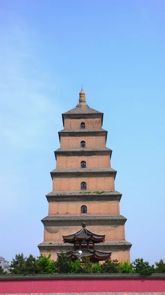 Wild-goose pagoda σε Ξιάν, Κίνα — Φωτογραφία Αρχείου