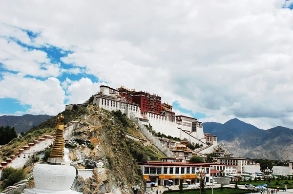 Potala-Palast in Lhasa Tibet — Stockfoto