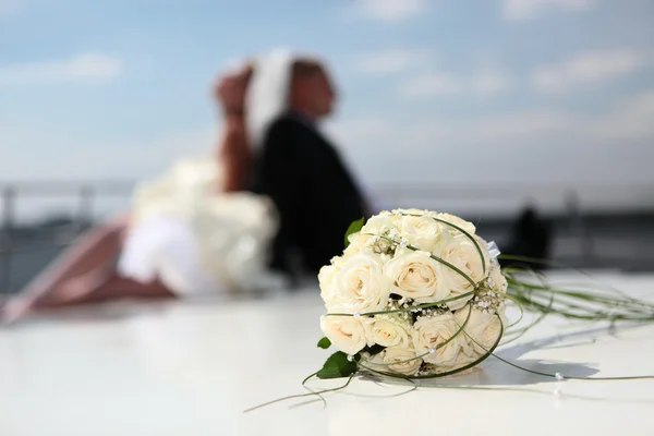 Krásná kytice nevěsty — Stock fotografie