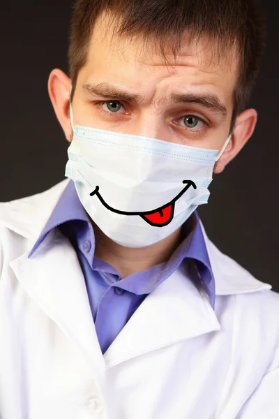 Dottore in una maschera — Foto Stock