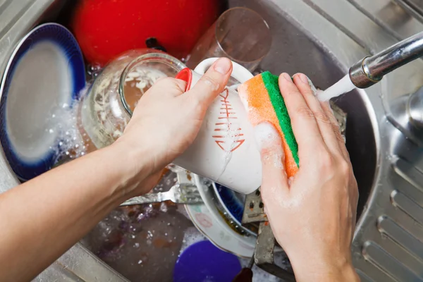 女性の洗浄ウェア — ストック写真