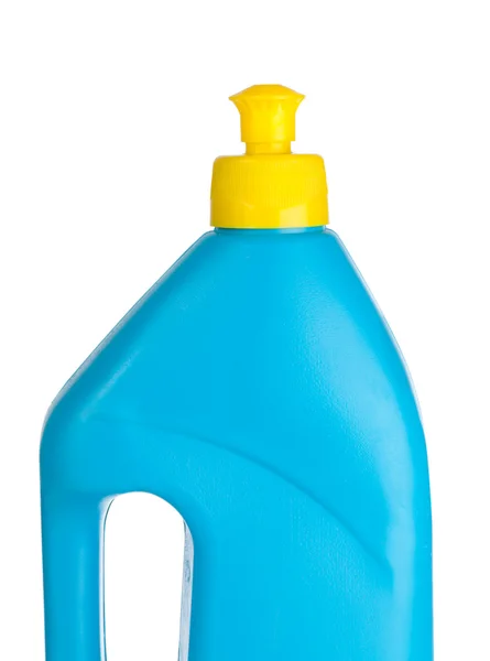 Blaue Plastikflasche — Stockfoto