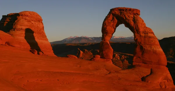 Delicato Arco Nel Parco Nazionale Degli Archi Utah — Foto Stock