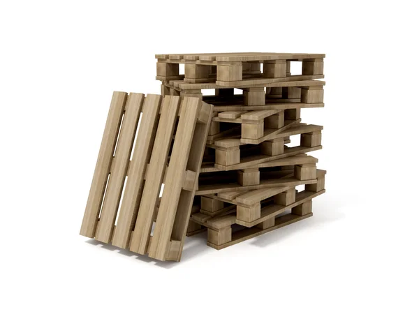 Paletes de madeira — Fotografia de Stock