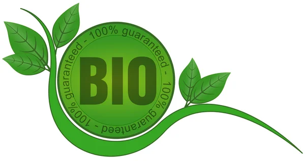 Bio 100% — Stock Vector