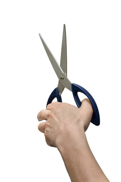 stock image One hand with scissors