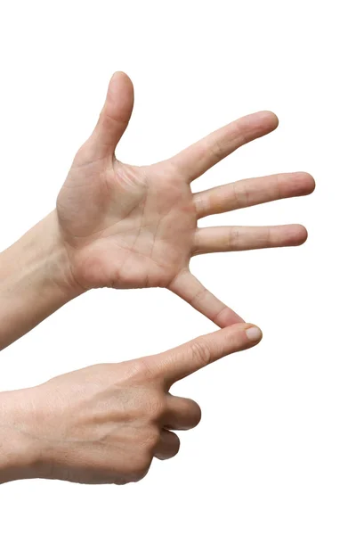 Hands counting — Stock Photo, Image