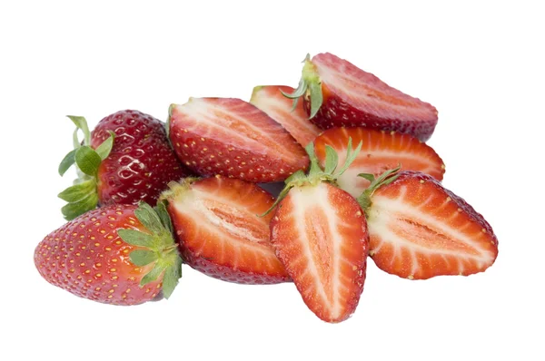 Haufen Erdbeeren — Stockfoto