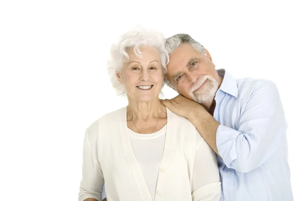 Portrait Happy Couple Elderly — Stock Photo, Image