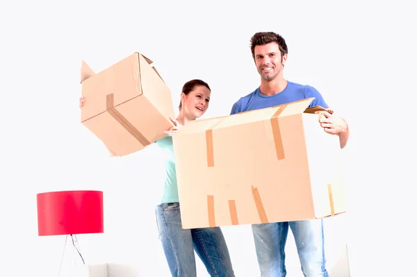 Moving into new home — Stock Photo, Image