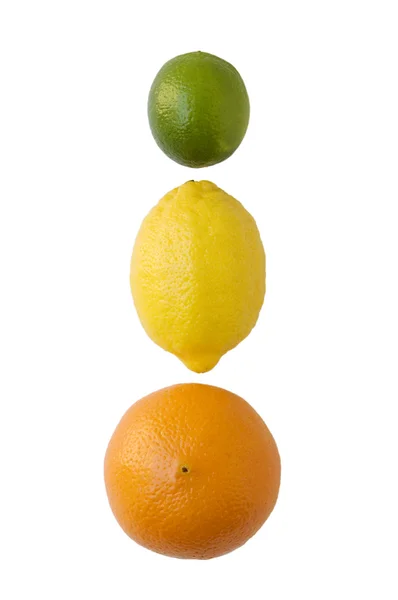 Oranges lemons and lime — Stock Photo, Image