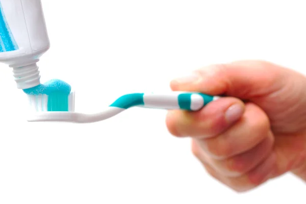 stock image Toothbrush with toothpaste