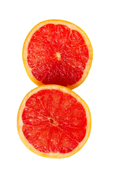 Arancione tagliato a metà — Foto Stock