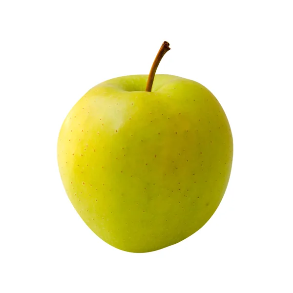Una mela gialla — Foto Stock