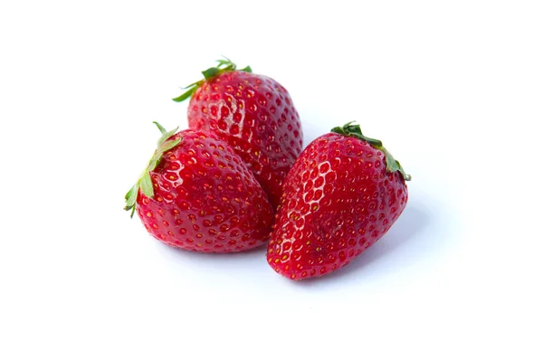 Drei Erdbeeren — Stockfoto