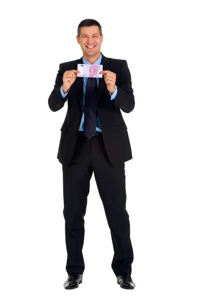 Businessman with money — Stock Photo, Image