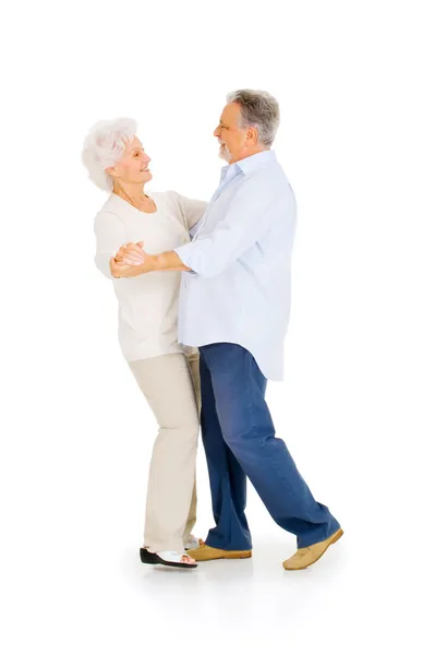 Älteres Paar tanzt — Stockfoto