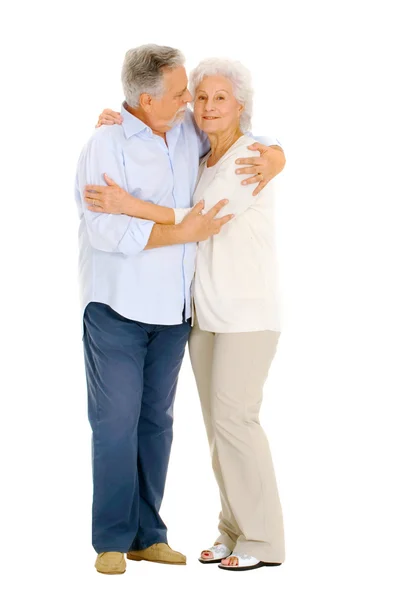 Portrait of a happy couple of elderly Royalty Free Stock Photos